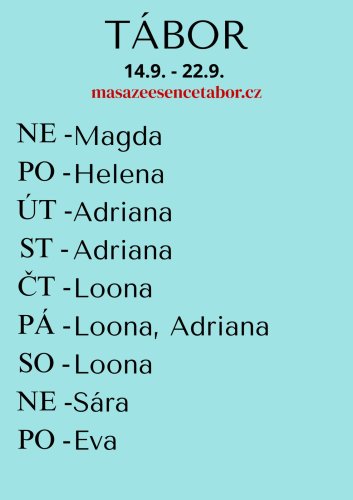 ADRI JEN PÁTEK 19.9.